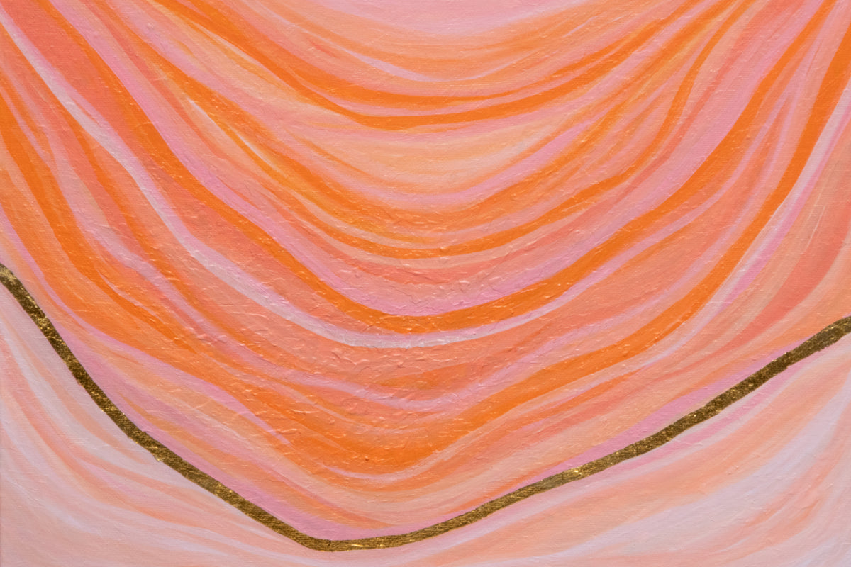 Blooming Through Original Painting