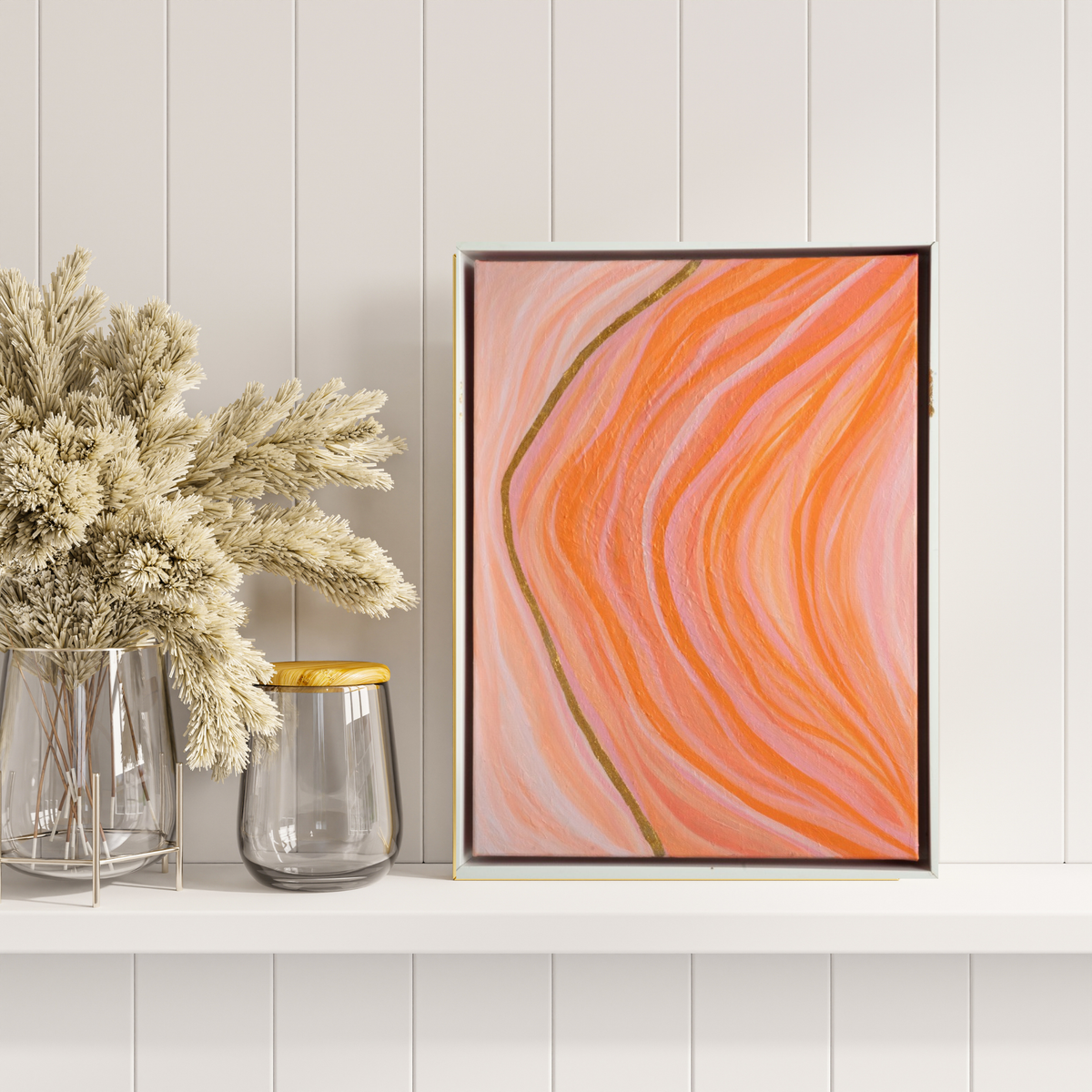Blooming Through Original Painting