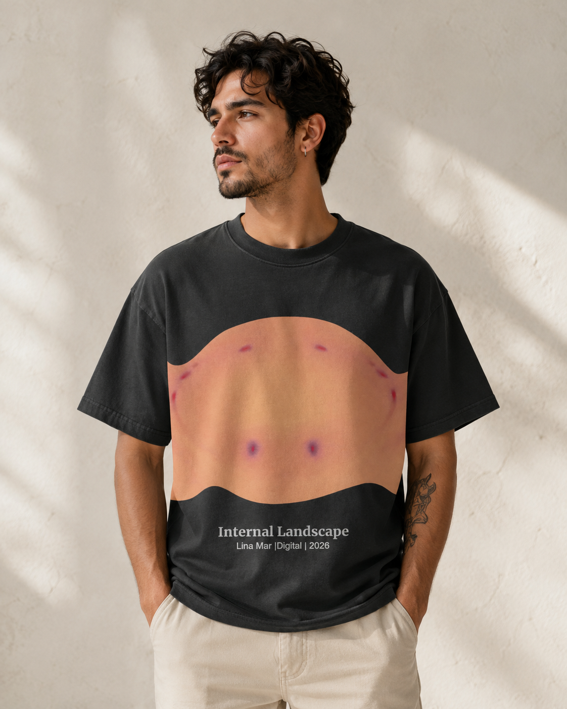 Internal Landscape — Vintage Oversized T-Shirt