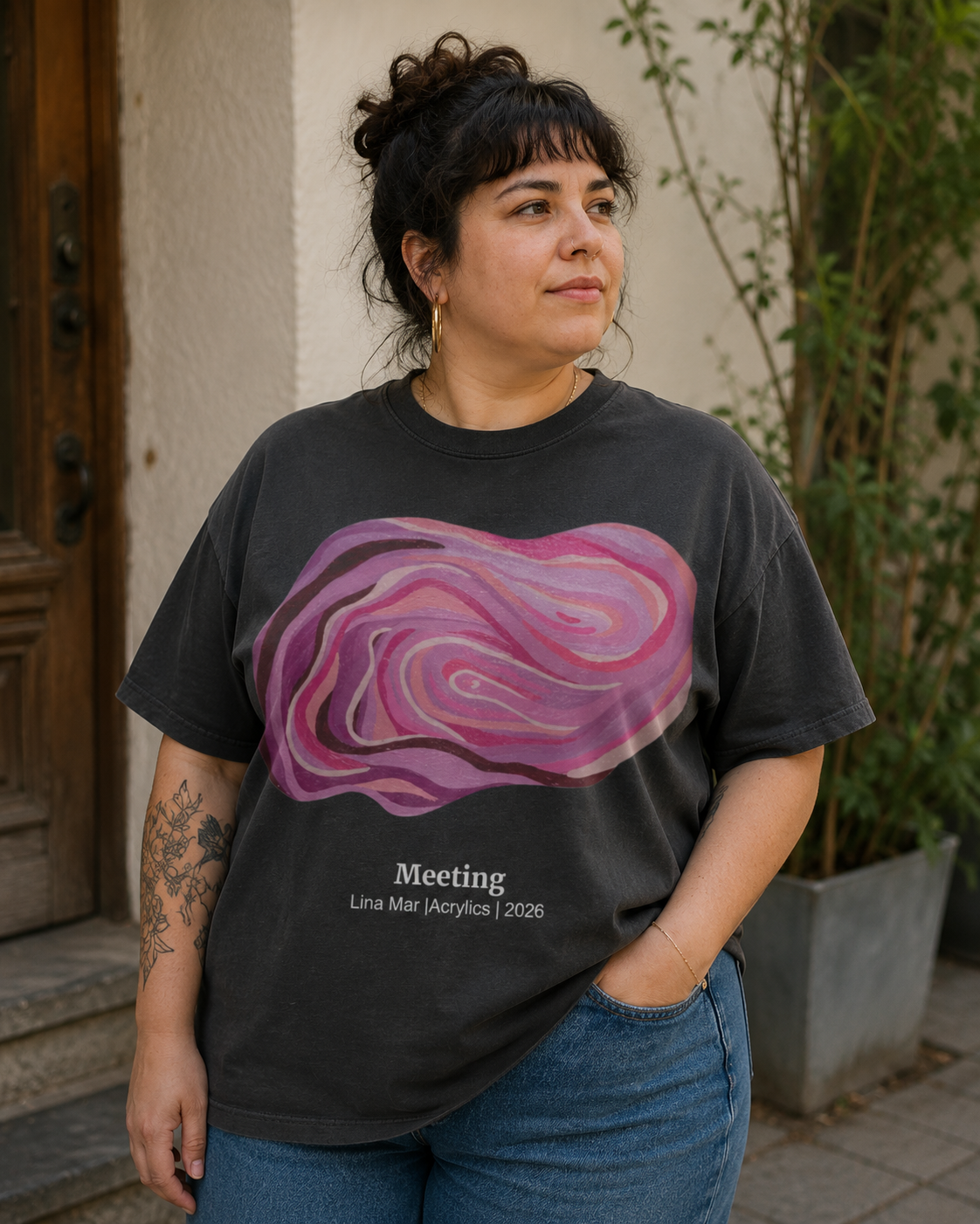 Meeting — Vintage Oversized T-Shirt