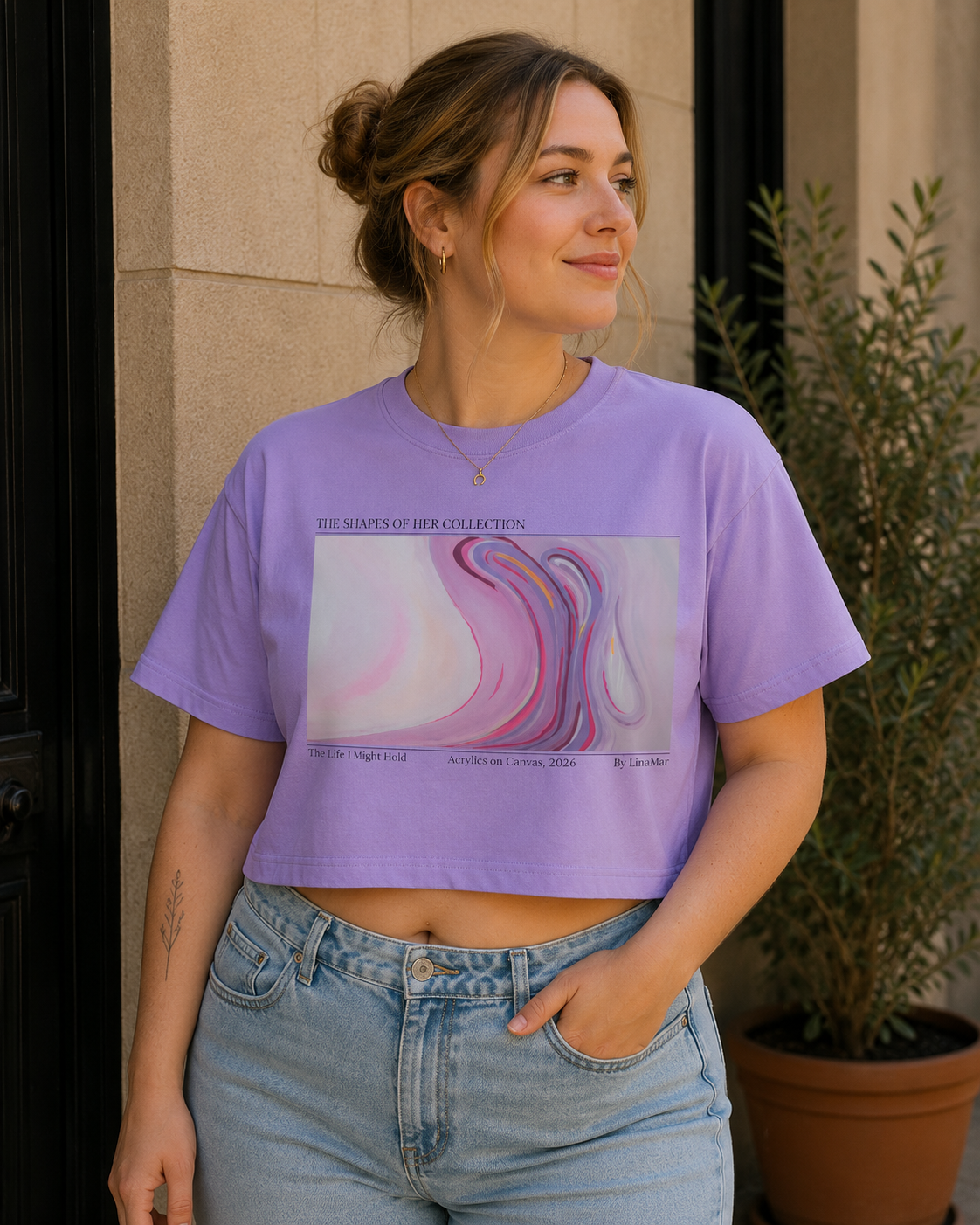 The Life I Might Hold — Cropped Women’s T-Shirt