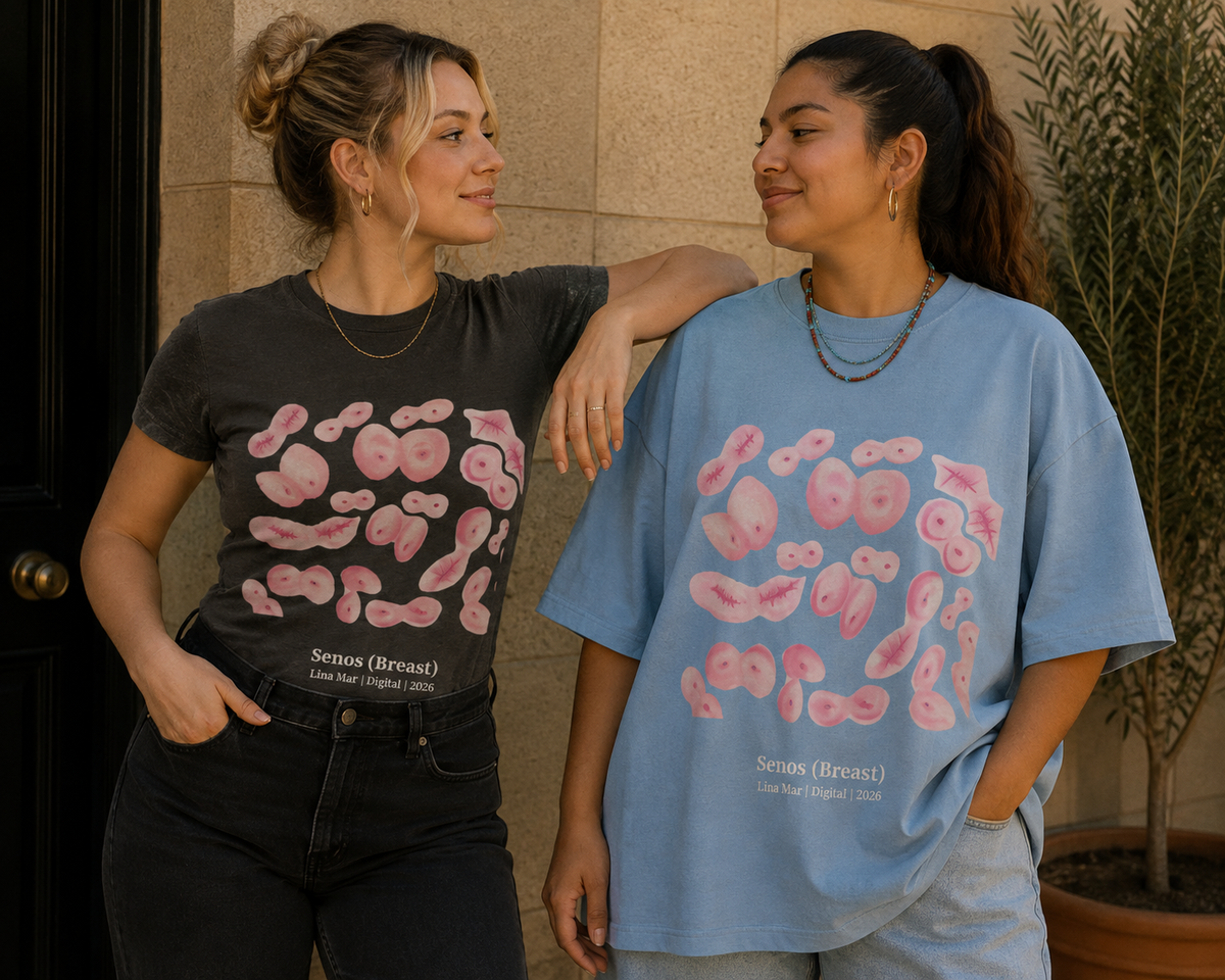 Senos (Breast) — Vintage Oversized T-Shirt