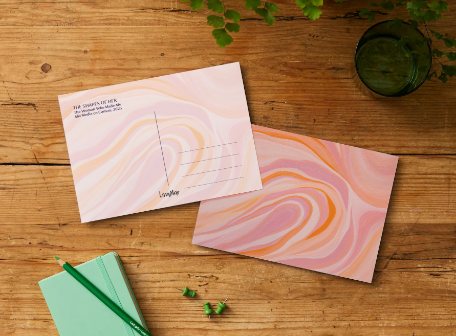 Les formes de son lot de 11 cartes postales