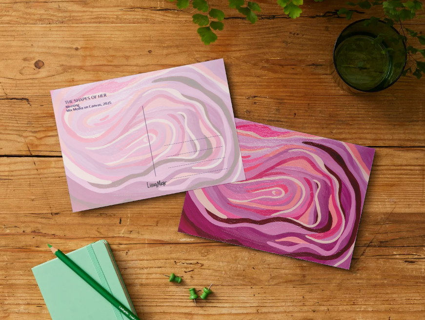 Les formes de son lot de 11 cartes postales