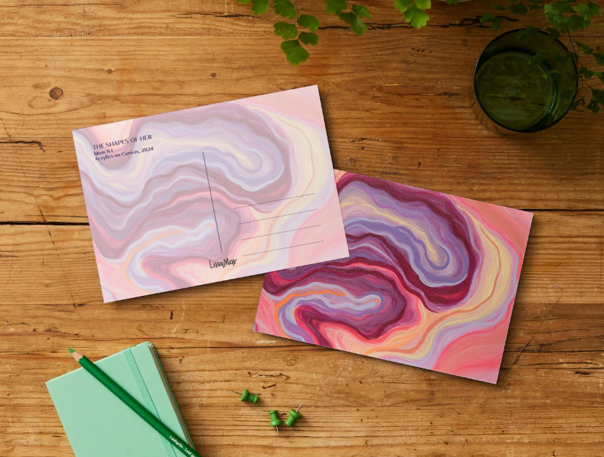 Les formes de son lot de 11 cartes postales