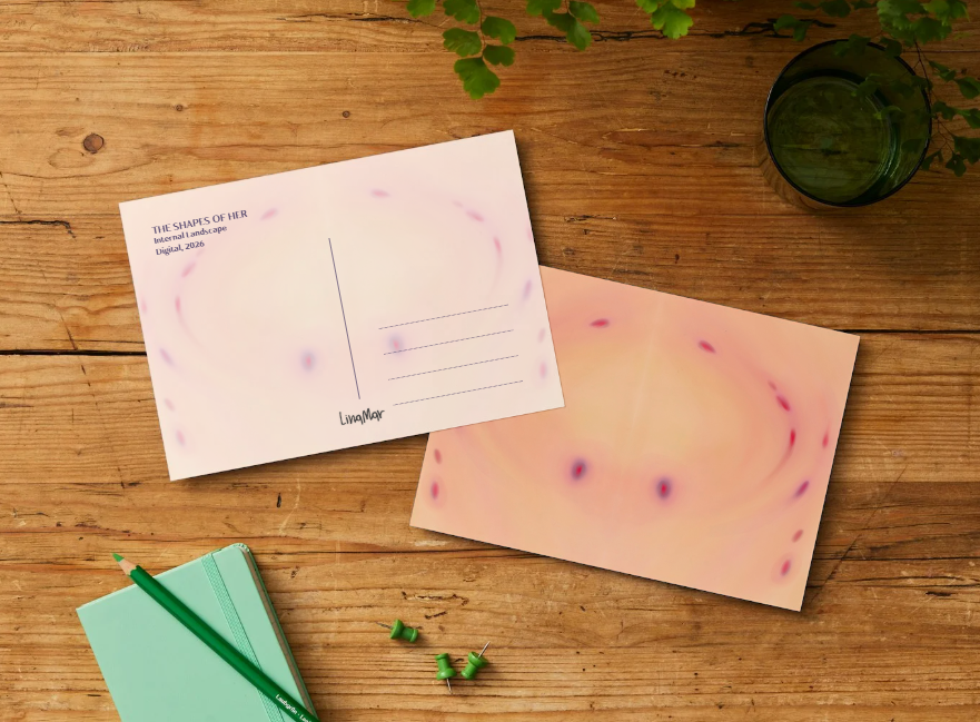 The Shapes of Her Set of 11 Post Cards