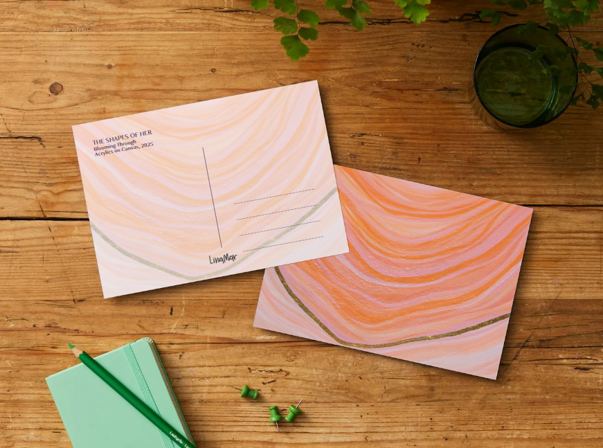Les formes de son lot de 11 cartes postales